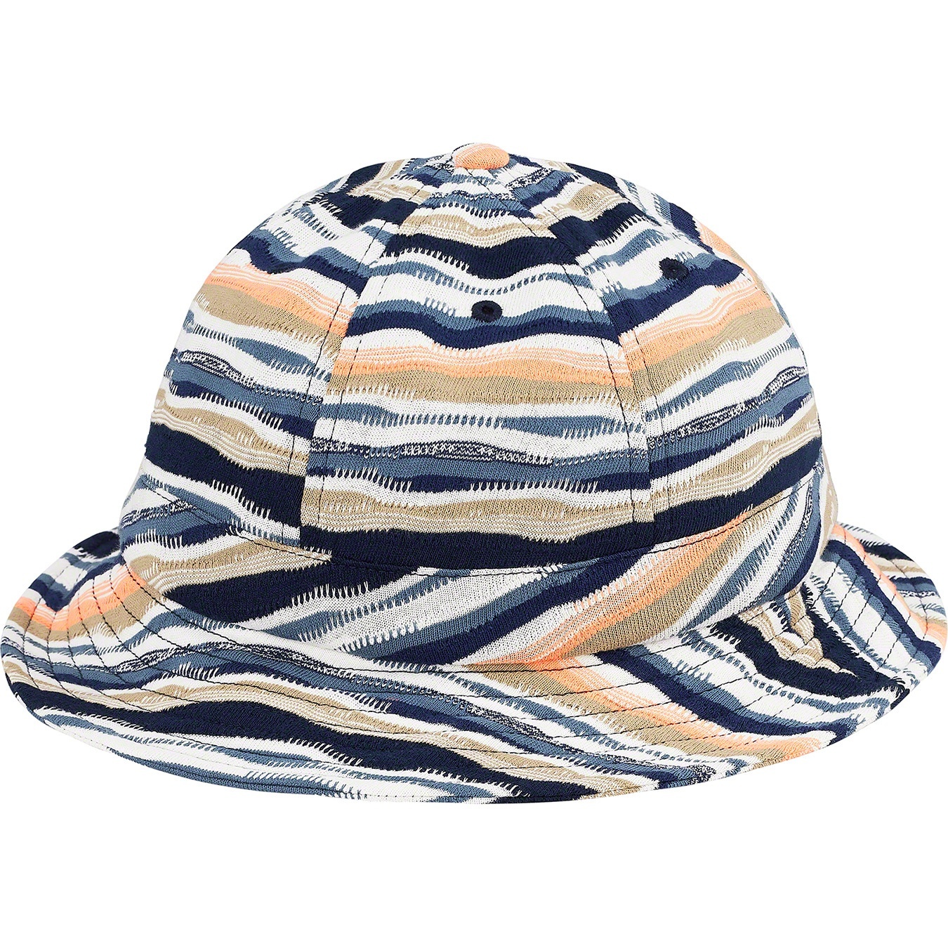 Textured Stripe Bell Hat view 4